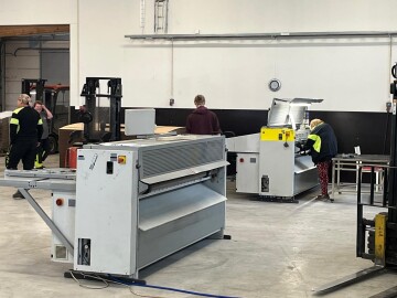 New lighting in the production facility