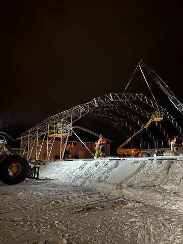 Warehouse frame