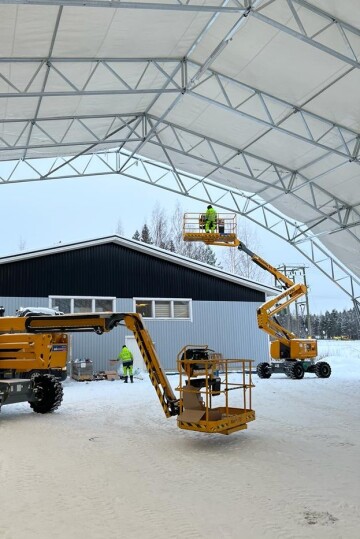 Warehouse roof and walls